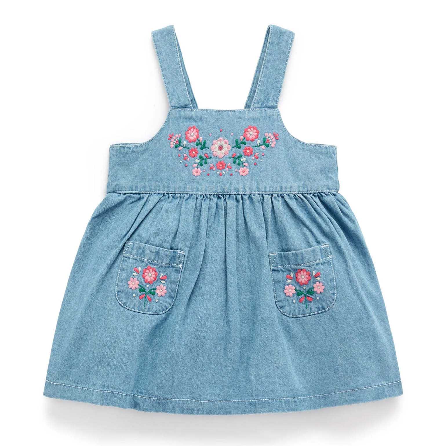 Purebaby Embroidered Pinnie